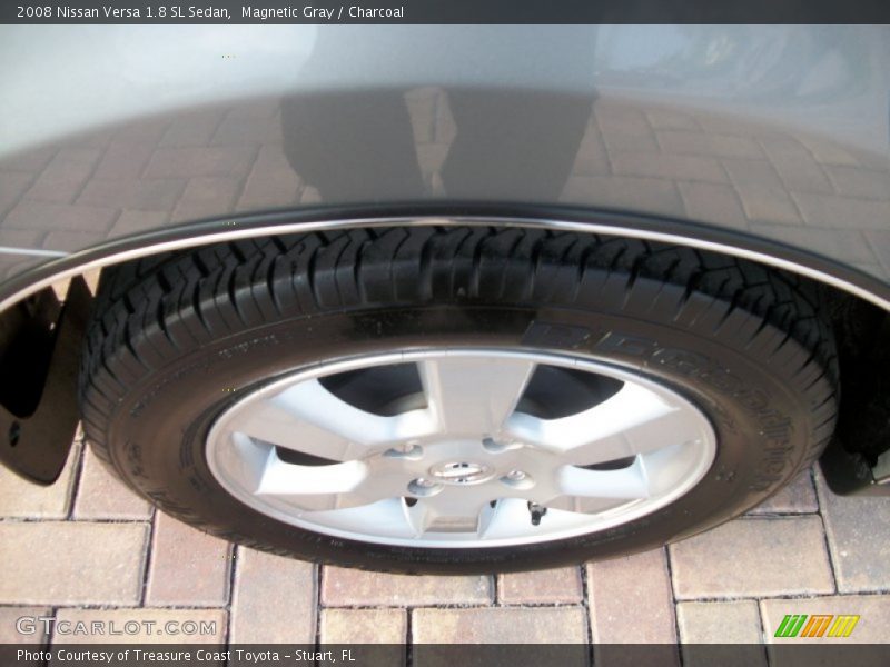 Magnetic Gray / Charcoal 2008 Nissan Versa 1.8 SL Sedan