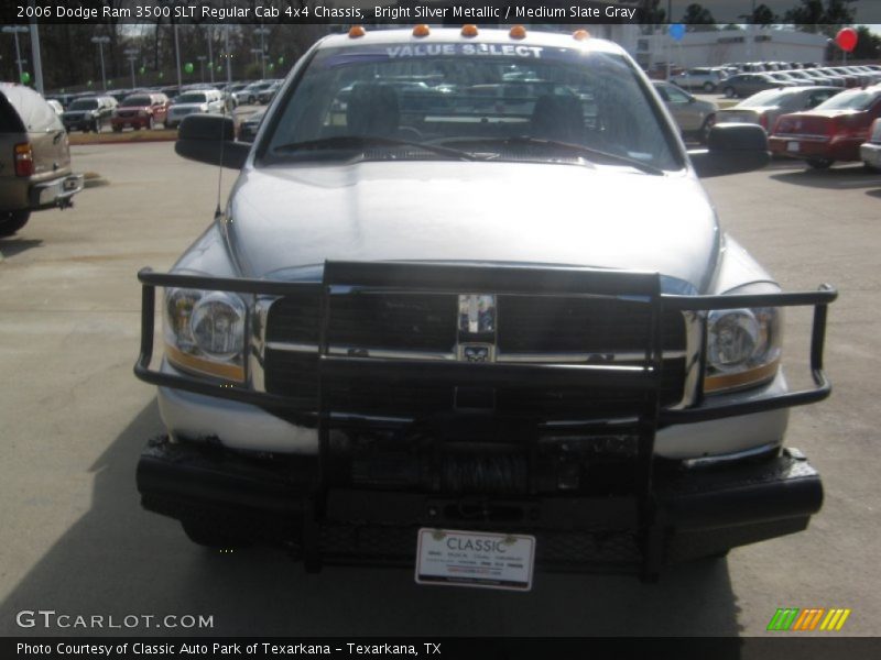 Bright Silver Metallic / Medium Slate Gray 2006 Dodge Ram 3500 SLT Regular Cab 4x4 Chassis