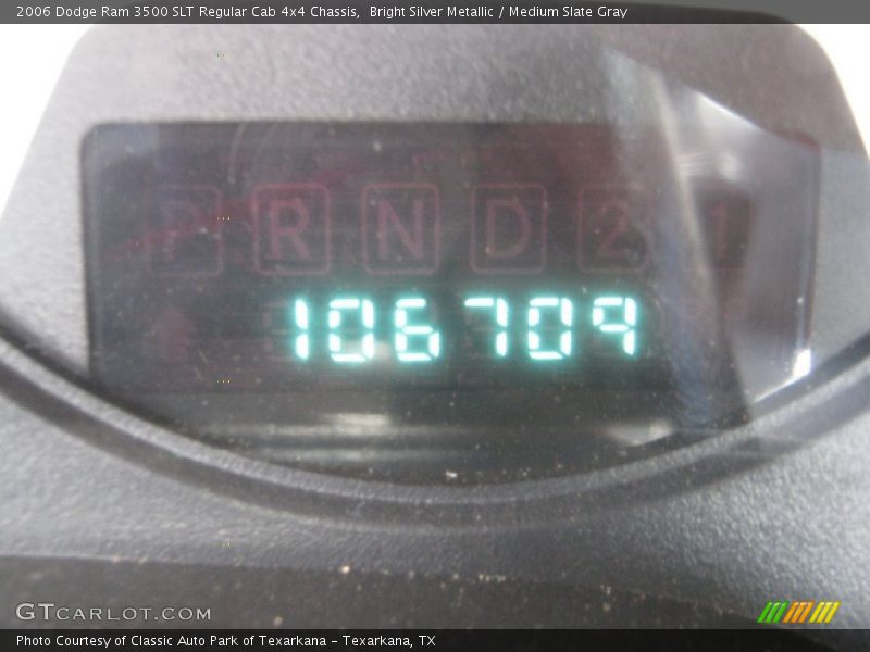 Bright Silver Metallic / Medium Slate Gray 2006 Dodge Ram 3500 SLT Regular Cab 4x4 Chassis