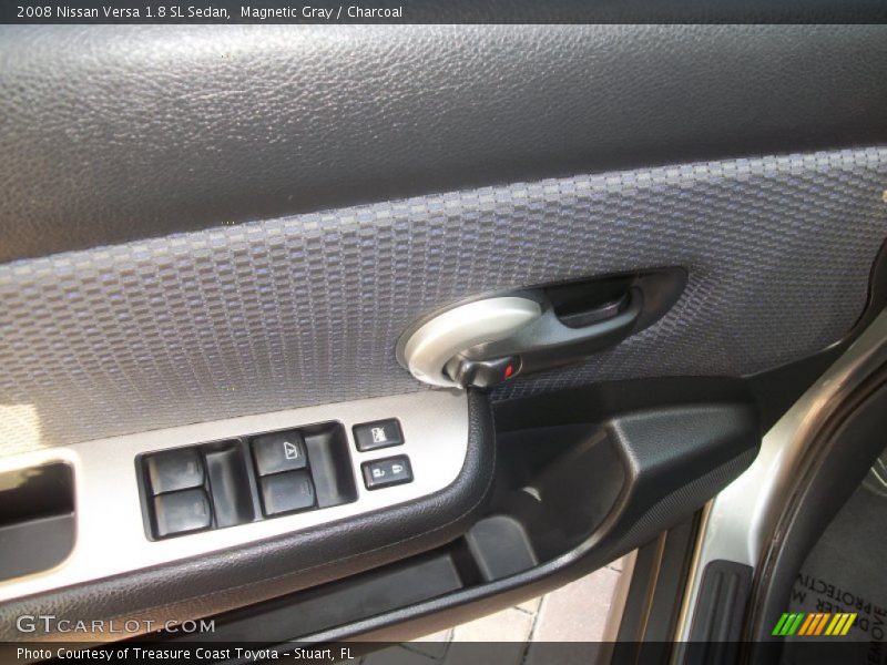 Magnetic Gray / Charcoal 2008 Nissan Versa 1.8 SL Sedan
