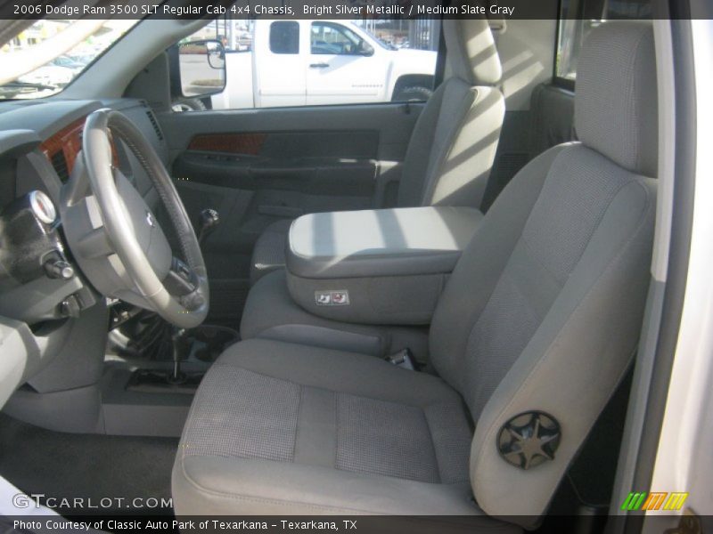 Bright Silver Metallic / Medium Slate Gray 2006 Dodge Ram 3500 SLT Regular Cab 4x4 Chassis