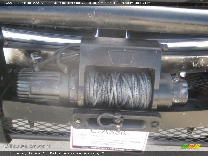 Bright Silver Metallic / Medium Slate Gray 2006 Dodge Ram 3500 SLT Regular Cab 4x4 Chassis