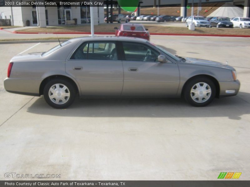 Bronzemist / Dark Gray 2003 Cadillac DeVille Sedan