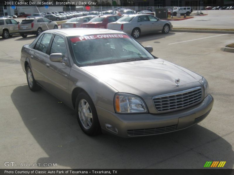 Bronzemist / Dark Gray 2003 Cadillac DeVille Sedan