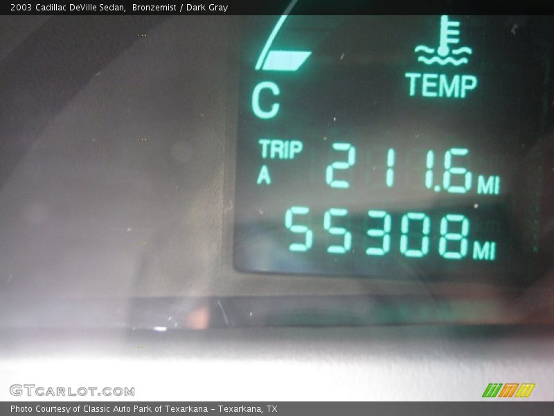 Bronzemist / Dark Gray 2003 Cadillac DeVille Sedan