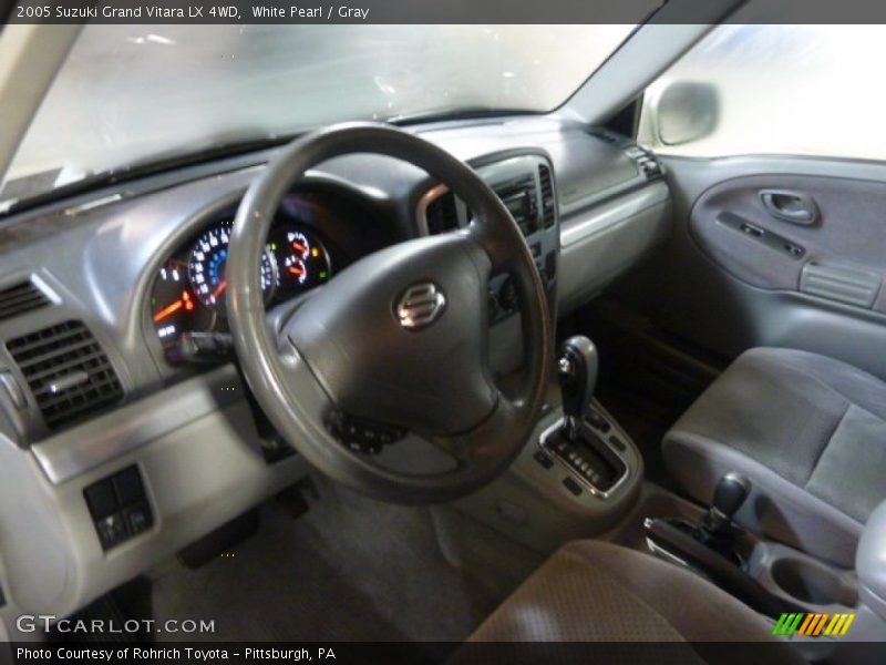 White Pearl / Gray 2005 Suzuki Grand Vitara LX 4WD