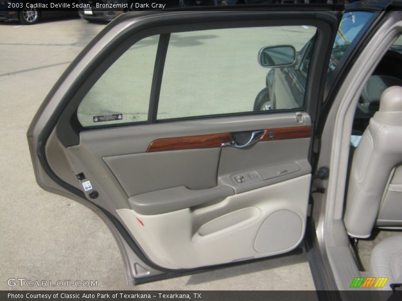 Bronzemist / Dark Gray 2003 Cadillac DeVille Sedan