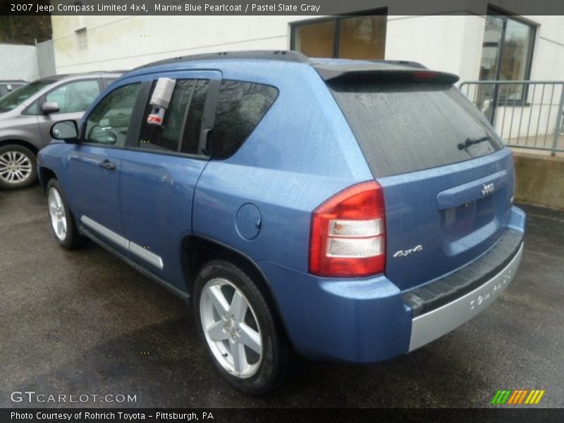 Marine Blue Pearlcoat / Pastel Slate Gray 2007 Jeep Compass Limited 4x4
