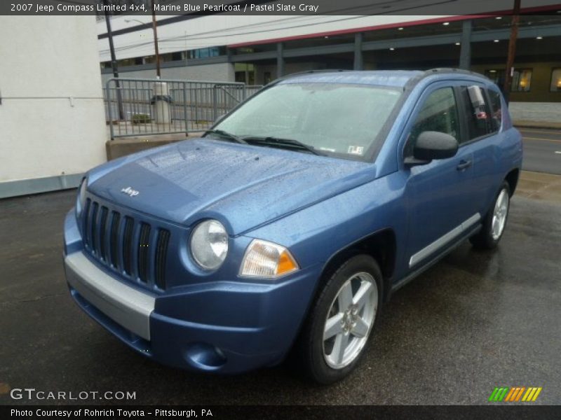 Marine Blue Pearlcoat / Pastel Slate Gray 2007 Jeep Compass Limited 4x4