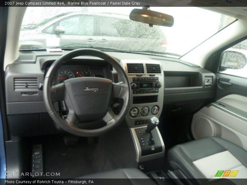 Marine Blue Pearlcoat / Pastel Slate Gray 2007 Jeep Compass Limited 4x4