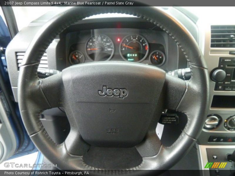 Marine Blue Pearlcoat / Pastel Slate Gray 2007 Jeep Compass Limited 4x4
