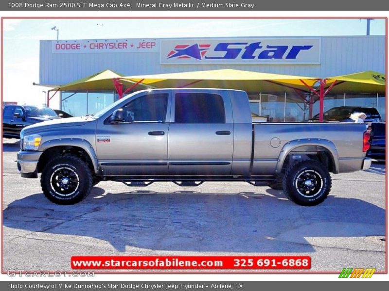 Mineral Gray Metallic / Medium Slate Gray 2008 Dodge Ram 2500 SLT Mega Cab 4x4
