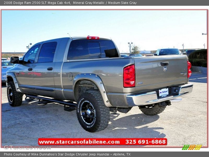 Mineral Gray Metallic / Medium Slate Gray 2008 Dodge Ram 2500 SLT Mega Cab 4x4