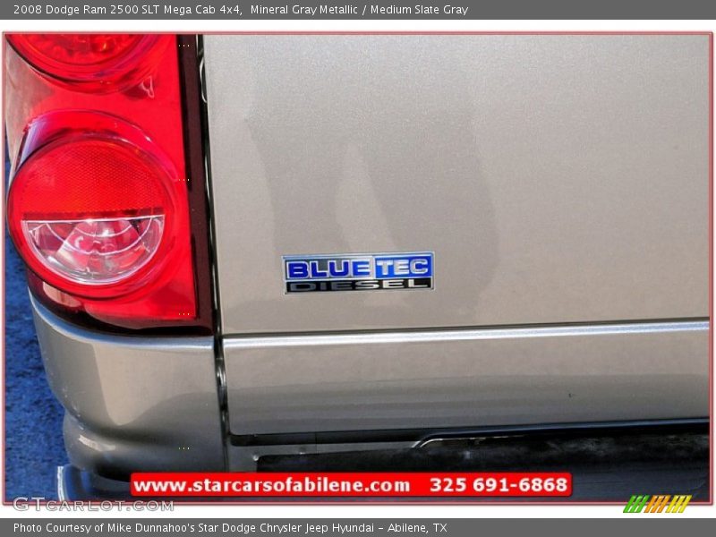 Mineral Gray Metallic / Medium Slate Gray 2008 Dodge Ram 2500 SLT Mega Cab 4x4