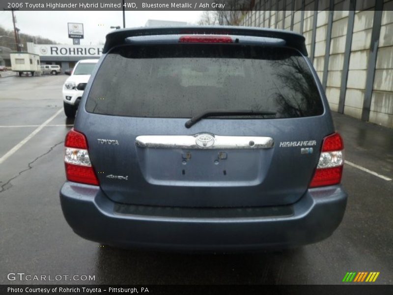Bluestone Metallic / Ash Gray 2006 Toyota Highlander Hybrid Limited 4WD