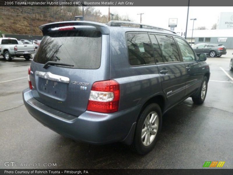 Bluestone Metallic / Ash Gray 2006 Toyota Highlander Hybrid Limited 4WD