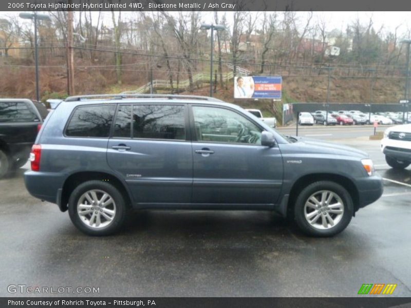 Bluestone Metallic / Ash Gray 2006 Toyota Highlander Hybrid Limited 4WD