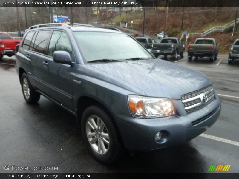 Bluestone Metallic / Ash Gray 2006 Toyota Highlander Hybrid Limited 4WD
