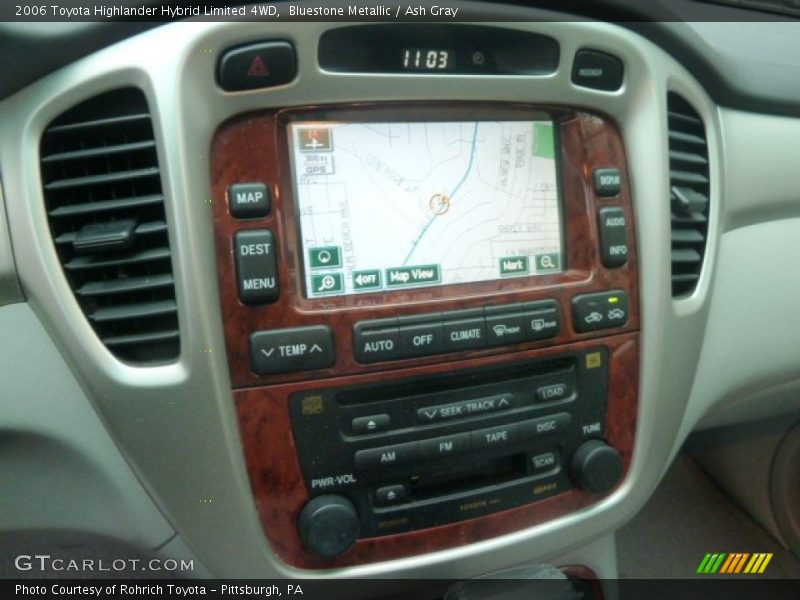 Bluestone Metallic / Ash Gray 2006 Toyota Highlander Hybrid Limited 4WD