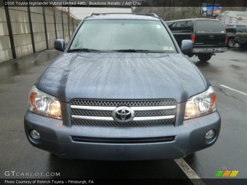 Bluestone Metallic / Ash Gray 2006 Toyota Highlander Hybrid Limited 4WD
