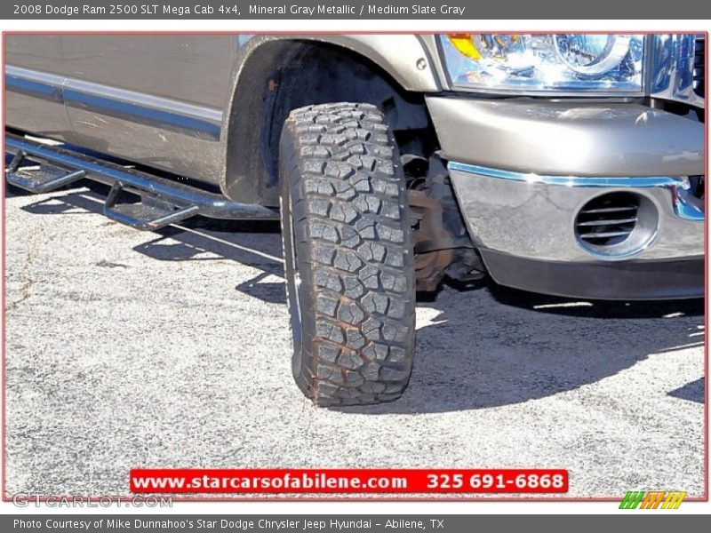 Mineral Gray Metallic / Medium Slate Gray 2008 Dodge Ram 2500 SLT Mega Cab 4x4