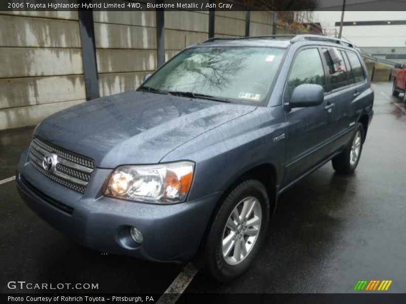Bluestone Metallic / Ash Gray 2006 Toyota Highlander Hybrid Limited 4WD