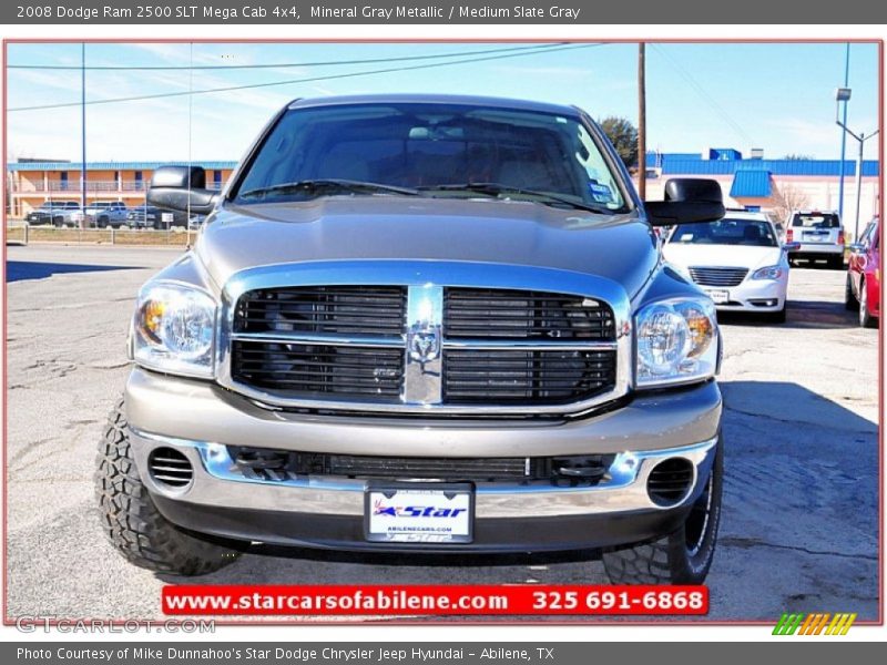 Mineral Gray Metallic / Medium Slate Gray 2008 Dodge Ram 2500 SLT Mega Cab 4x4