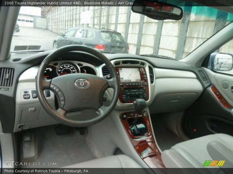 Bluestone Metallic / Ash Gray 2006 Toyota Highlander Hybrid Limited 4WD