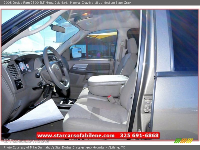 Mineral Gray Metallic / Medium Slate Gray 2008 Dodge Ram 2500 SLT Mega Cab 4x4