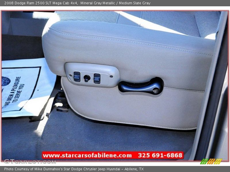 Mineral Gray Metallic / Medium Slate Gray 2008 Dodge Ram 2500 SLT Mega Cab 4x4