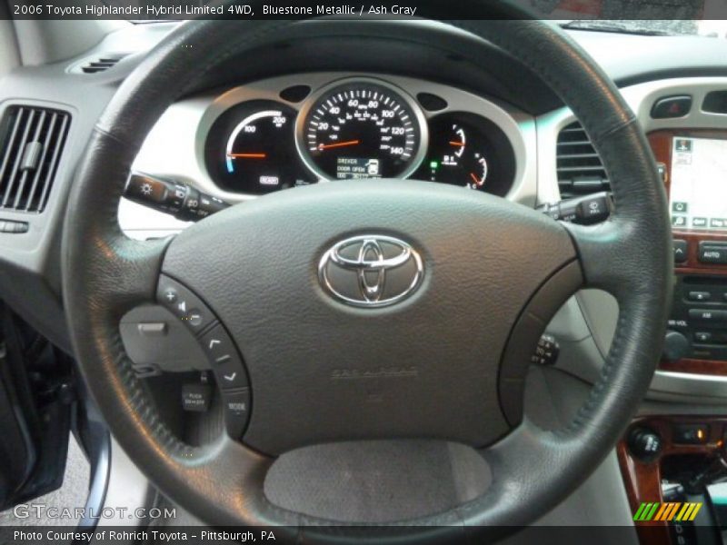 Bluestone Metallic / Ash Gray 2006 Toyota Highlander Hybrid Limited 4WD