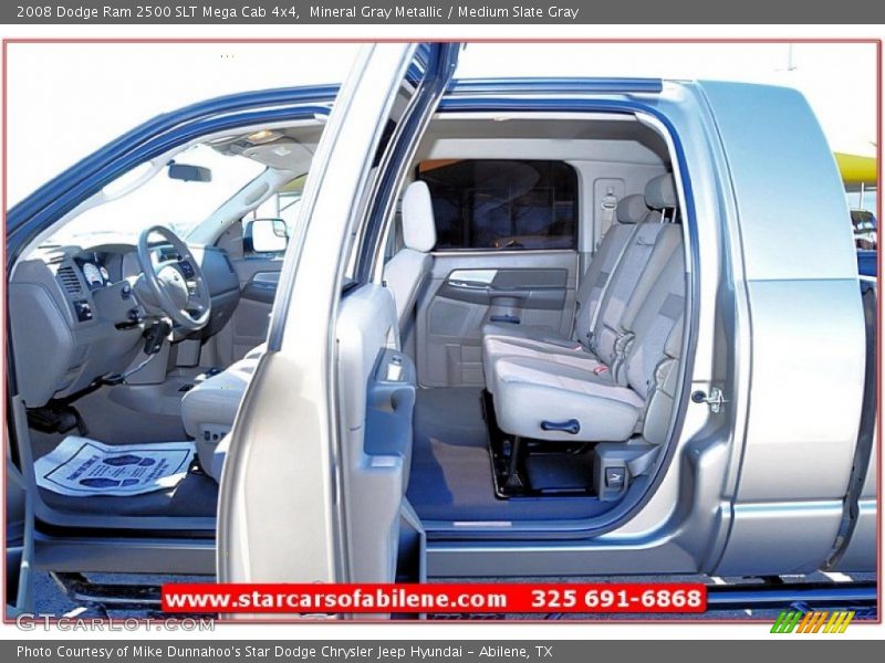 Mineral Gray Metallic / Medium Slate Gray 2008 Dodge Ram 2500 SLT Mega Cab 4x4