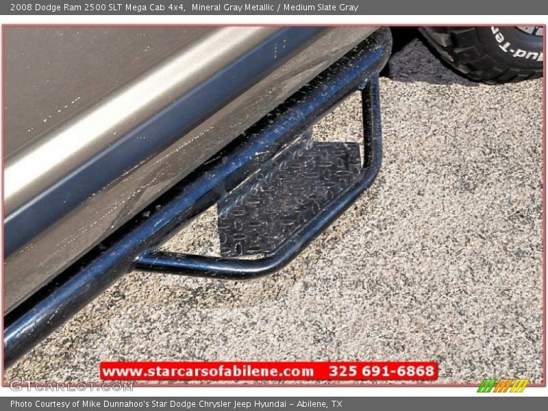 Mineral Gray Metallic / Medium Slate Gray 2008 Dodge Ram 2500 SLT Mega Cab 4x4