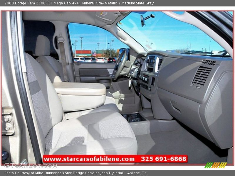 Mineral Gray Metallic / Medium Slate Gray 2008 Dodge Ram 2500 SLT Mega Cab 4x4