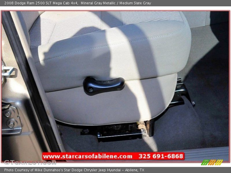Mineral Gray Metallic / Medium Slate Gray 2008 Dodge Ram 2500 SLT Mega Cab 4x4