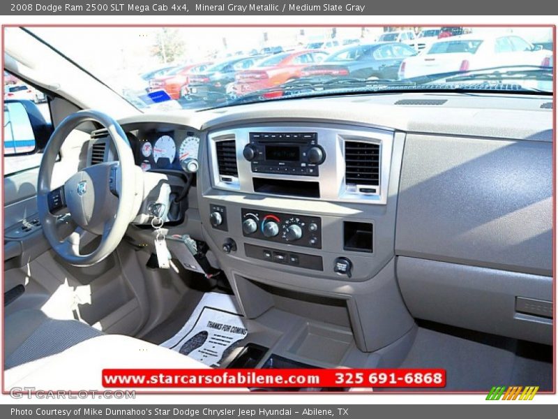 Mineral Gray Metallic / Medium Slate Gray 2008 Dodge Ram 2500 SLT Mega Cab 4x4