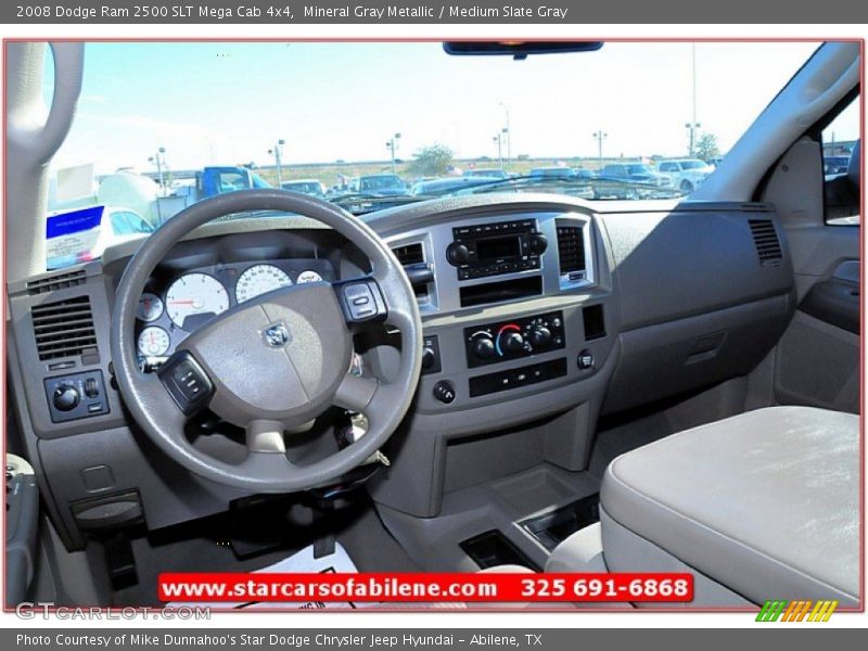 Mineral Gray Metallic / Medium Slate Gray 2008 Dodge Ram 2500 SLT Mega Cab 4x4