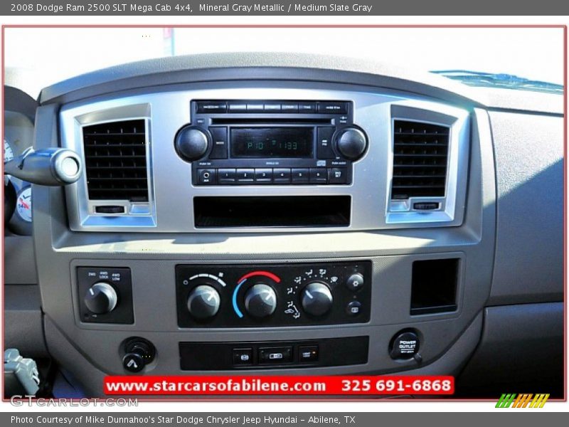 Mineral Gray Metallic / Medium Slate Gray 2008 Dodge Ram 2500 SLT Mega Cab 4x4