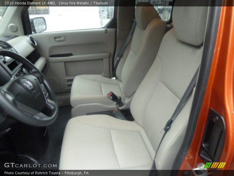  2010 Element LX 4WD Titanium Interior