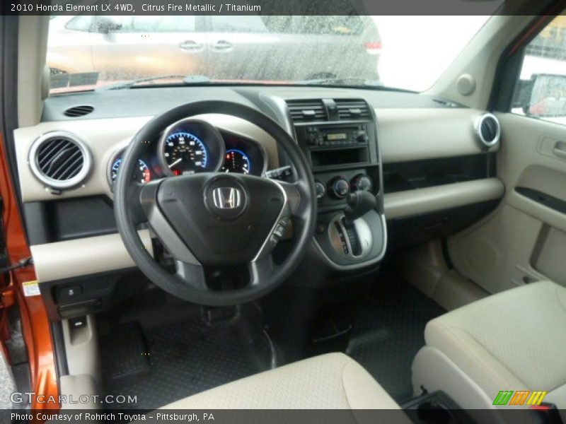 Dashboard of 2010 Element LX 4WD