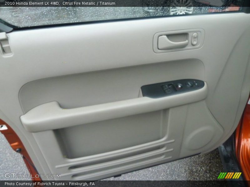 Citrus Fire Metallic / Titanium 2010 Honda Element LX 4WD