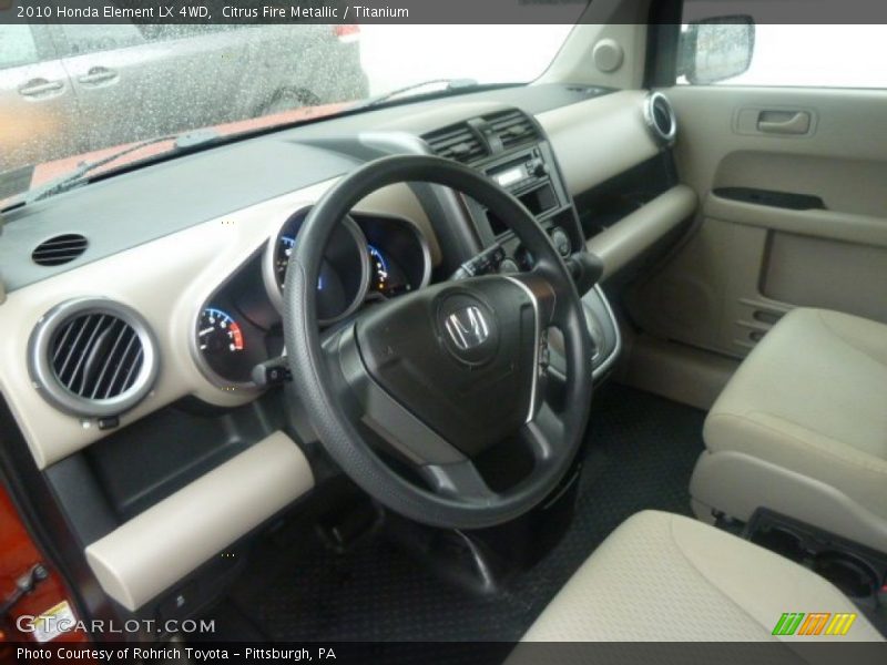 Citrus Fire Metallic / Titanium 2010 Honda Element LX 4WD