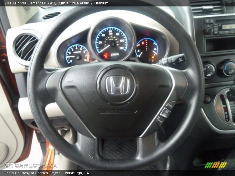 Citrus Fire Metallic / Titanium 2010 Honda Element LX 4WD