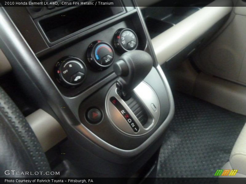  2010 Element LX 4WD 5 Speed Automatic Shifter