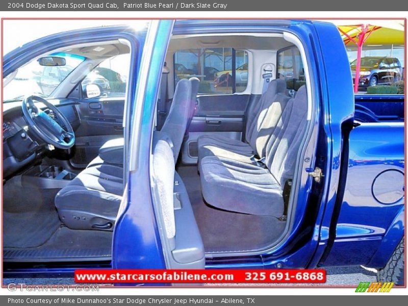 Patriot Blue Pearl / Dark Slate Gray 2004 Dodge Dakota Sport Quad Cab