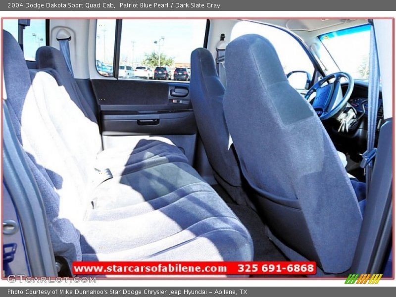 Patriot Blue Pearl / Dark Slate Gray 2004 Dodge Dakota Sport Quad Cab