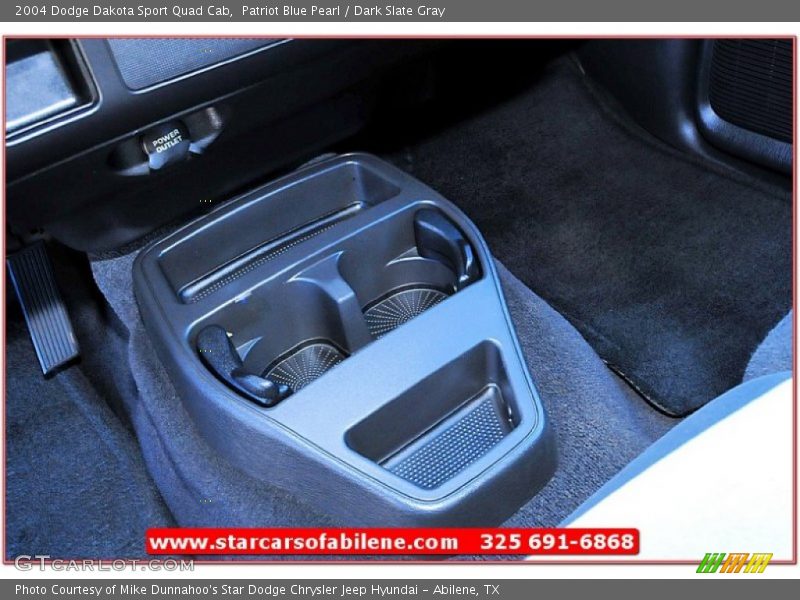 Patriot Blue Pearl / Dark Slate Gray 2004 Dodge Dakota Sport Quad Cab