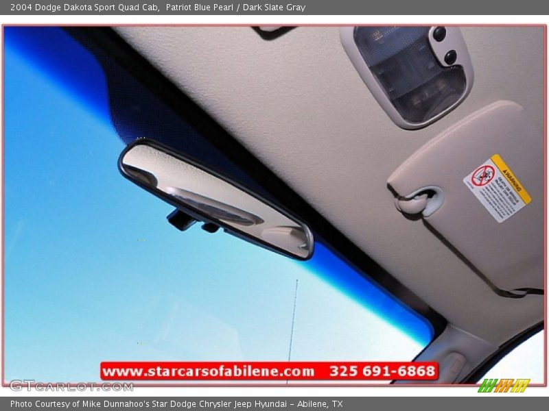 Patriot Blue Pearl / Dark Slate Gray 2004 Dodge Dakota Sport Quad Cab