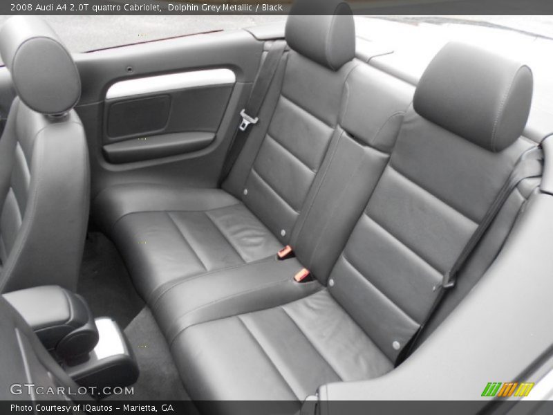 Dolphin Grey Metallic / Black 2008 Audi A4 2.0T quattro Cabriolet