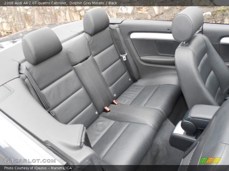Dolphin Grey Metallic / Black 2008 Audi A4 2.0T quattro Cabriolet
